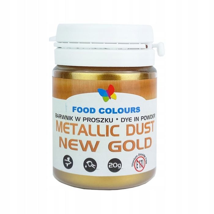 Zelta krāsviela pulverveida (jaunais) zelts Metallic Dust 20g