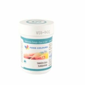Tirkīza krāsviela želejā 35g