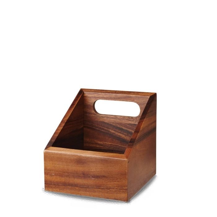 Kaste 15x15cm,WOOD ar rokturi