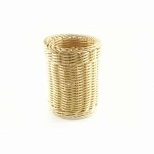 Groziņš galda piederumiem plm. ø12cm h-15cm bēšs