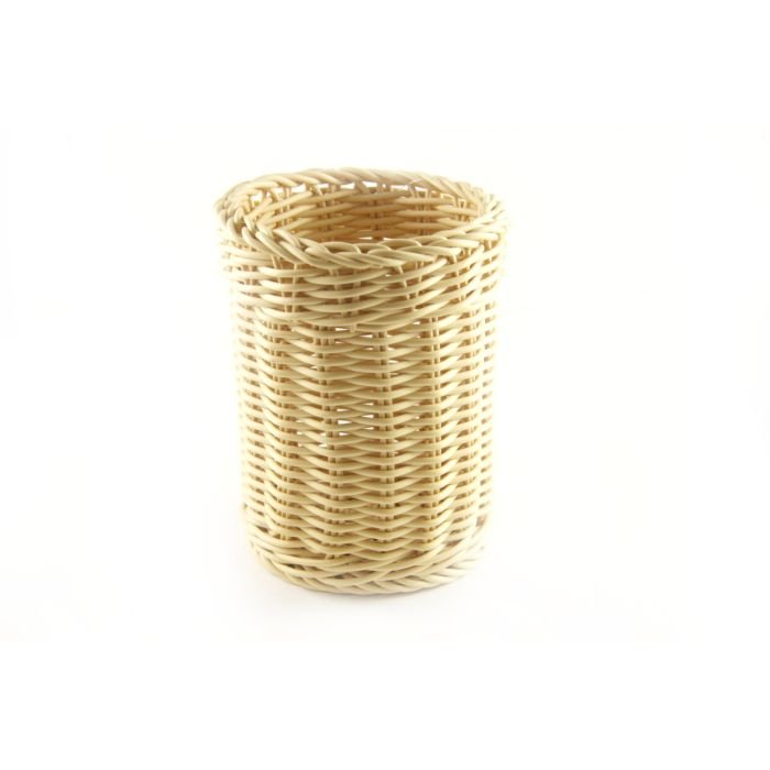 Groziņš galda piederumiem plm. ø12cm h-15cm bēšs