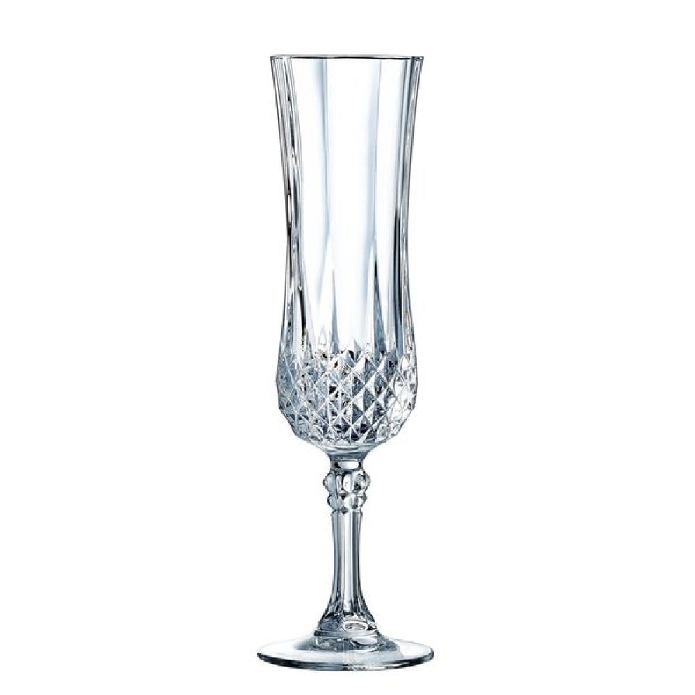 LONGCHAMP ŠAMPANIEŠA GLĀZES 14CL K6, KRISTALĪNA, Cristal d Arques