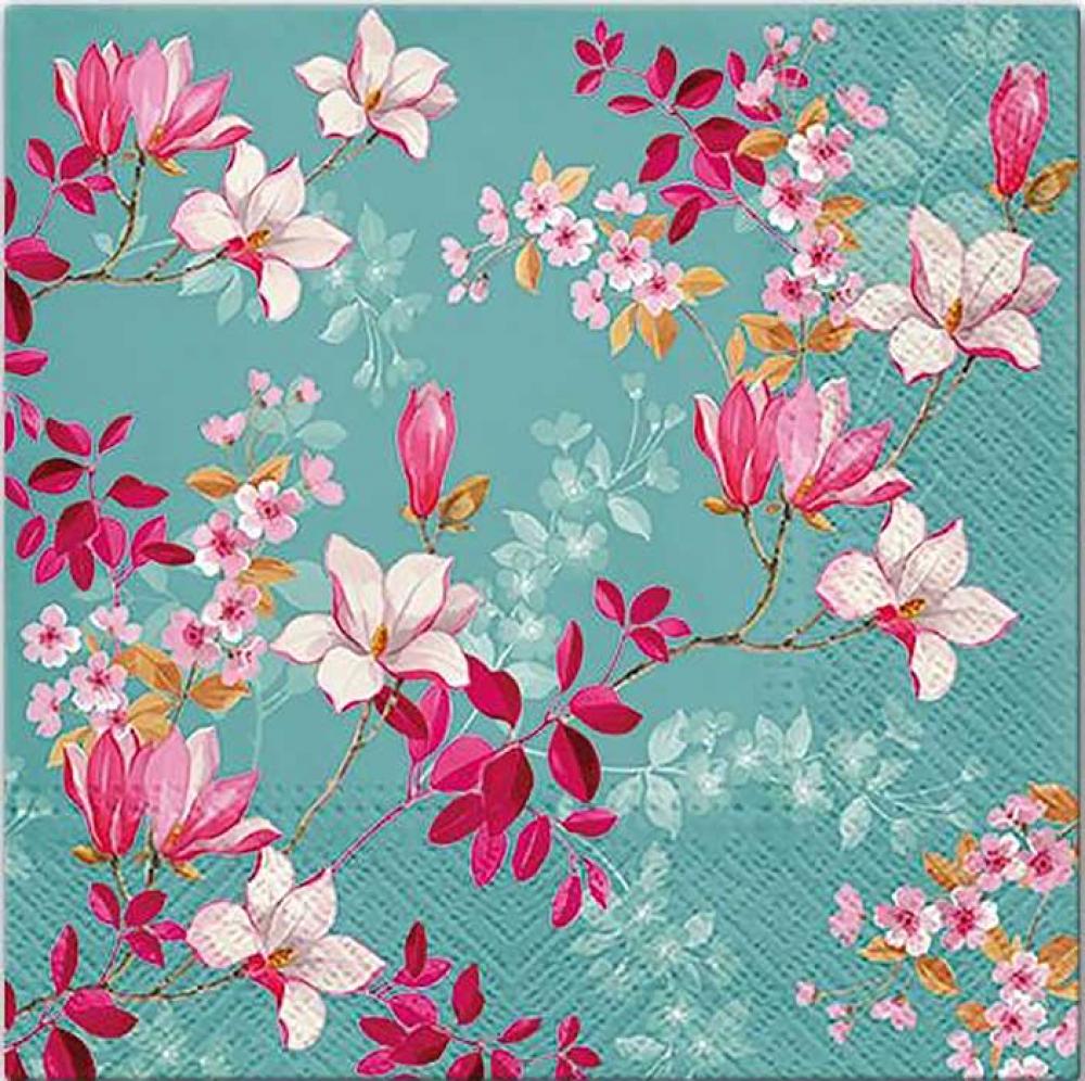 SALVETES 33x33CM, MAGNOLIA, Paw Decor Collection