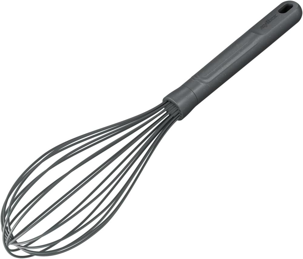 ZYLISS PUTOTĀJS 33CM, TUMŠI PELĒKA, PĀRSTR. SALMU PLASTM., NEILONS, NER.TĒR., SILIKONS, Zyliss