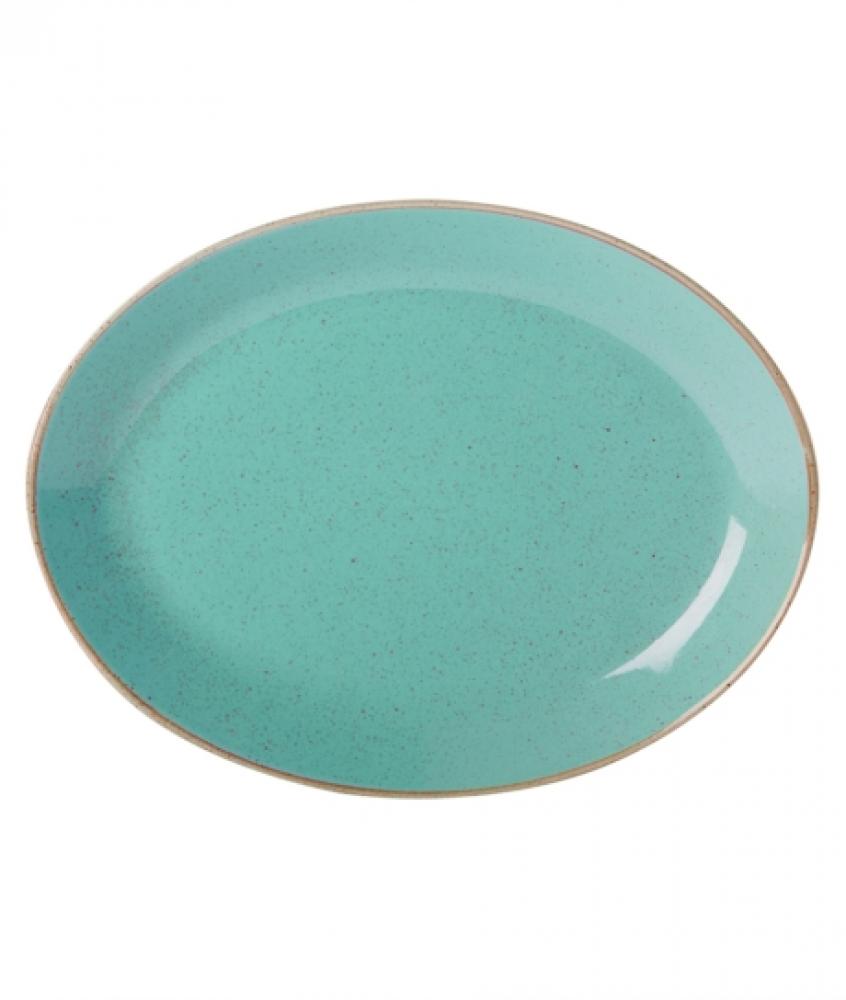 SEASONS TURQUOISE ovāls šķīvis 24cm, Porland