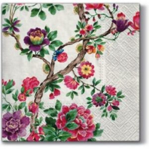 SALVETES 33x33CM, JAPANESE GARDEN, Paw Decor Collection