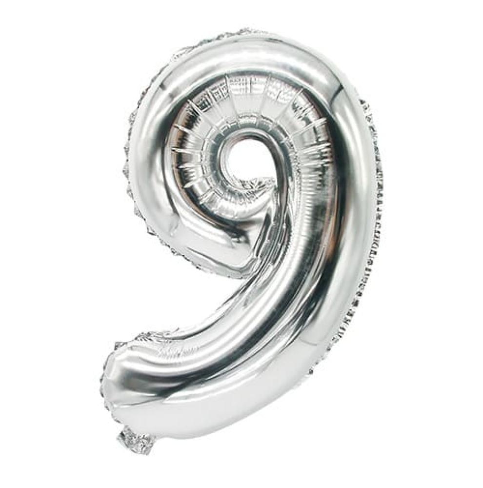 "FOLLIJA BALONS ""9"" 35X20CM, SUDRABA KR., 0.012KG/IEP", Pap Star