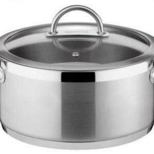 VISION KATLS 22CM, 4L, AR VĀKU, NER.TĒR., INDUKCIJAI, Tescoma