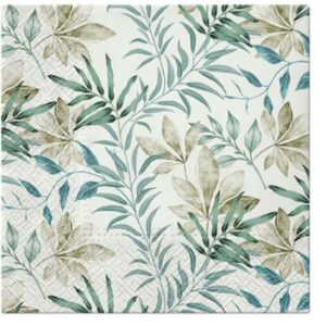SALVETES 33x33CM, NATURAL FLOW, Paw Decor Collection