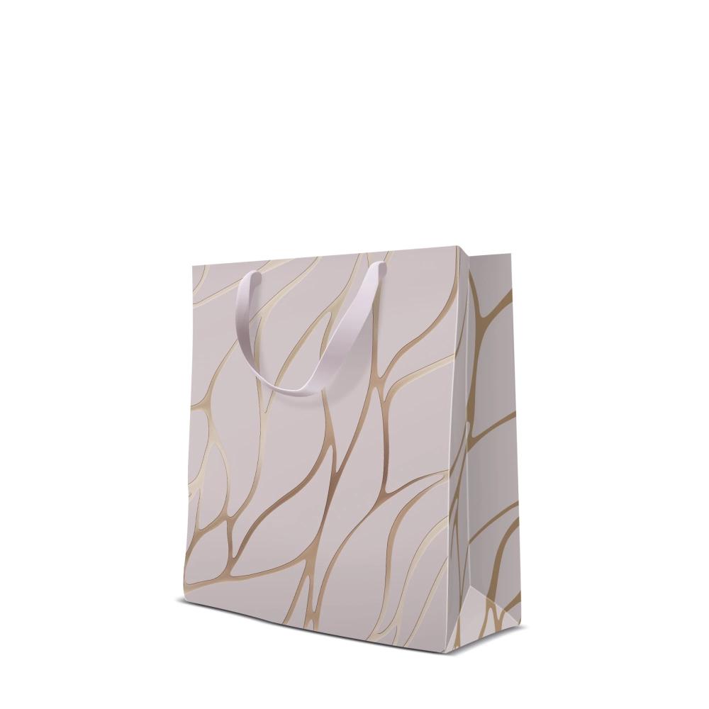 DĀVANU MAISIŅŠ PREMIUM, MEDIUM 20x10x25CM, FLUID WAVES, Paw Decor Collection