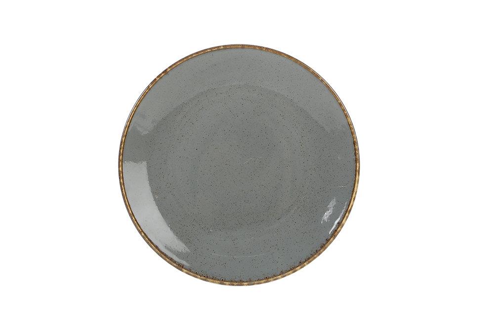 SEASONS tumši pelēks šķīvis 18cm, Porland