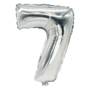 "FOLLIJA BALONS ""7"" 35X20CM, SUDRABA KR., 0.012KG/IEP", Pap Star