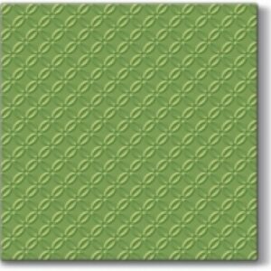 SALVETES 33x33CM, INSPIRATION MODERN GREEN, Paw Decor Collection