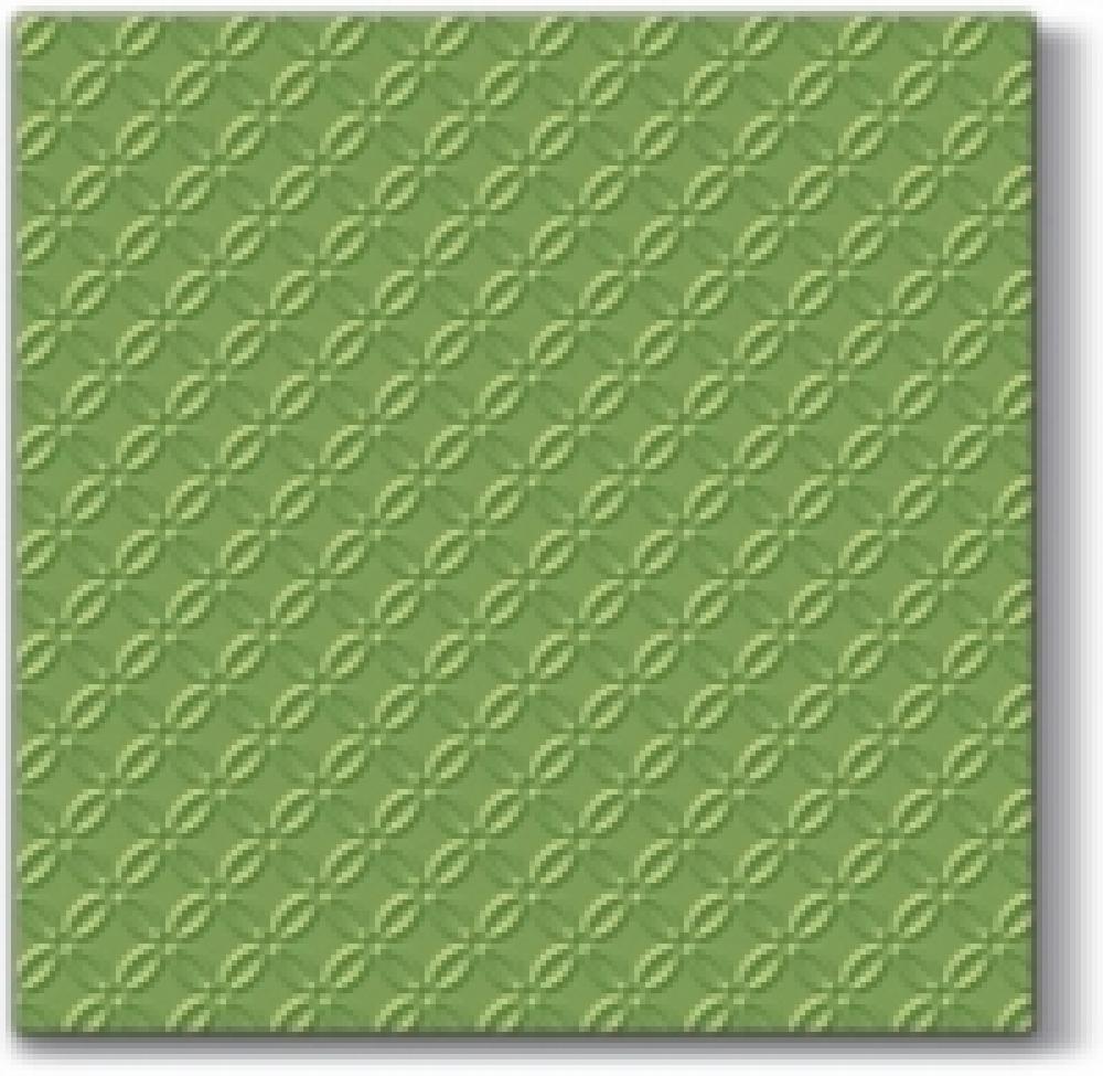 SALVETES 33x33CM, INSPIRATION MODERN GREEN, Paw Decor Collection
