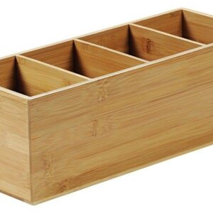 PĀRVIETOJAMS PIEDERUMU STATĪVS 35x12x14CM, BAMBUSA, Kesper