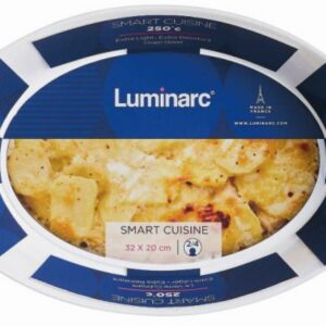 SMART CUISINE CARINE CEPAMTRAUKS 32X20CM, OVĀLS, 250°C, OPĀLSTIKLS, Luminarc