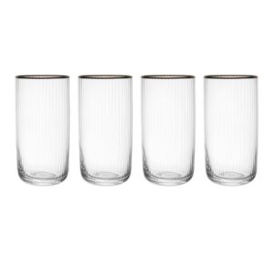 MIKASA SORRENTO AUGSTĀS GLĀZES 510ML, 4 GAB., kristalīns, Mikasa
