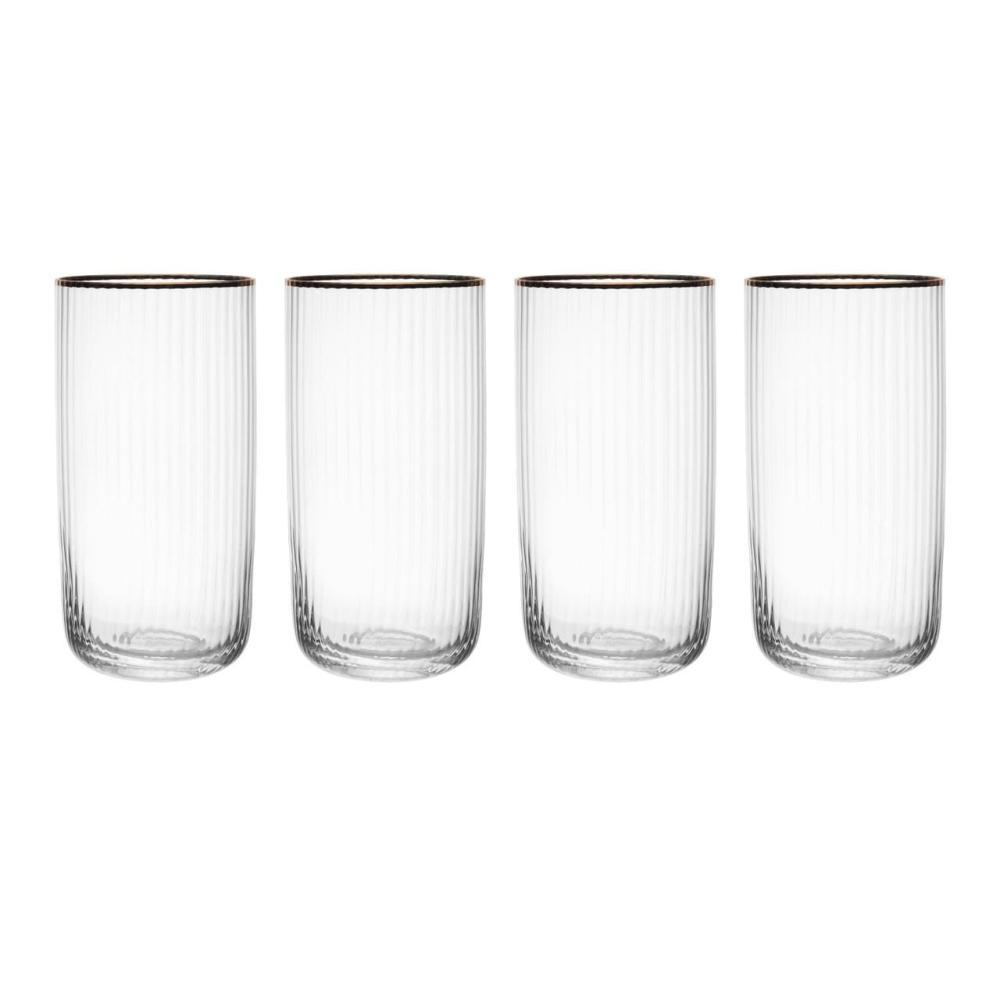 MIKASA SORRENTO AUGSTĀS GLĀZES 510ML, 4 GAB., kristalīns, Mikasa