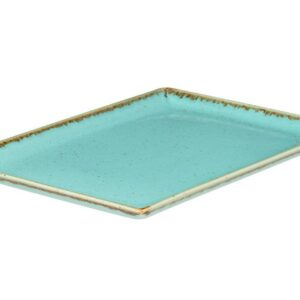 SEASONS TURQUOISE taisnstūrveida šķīvis 27x21cm, Porland