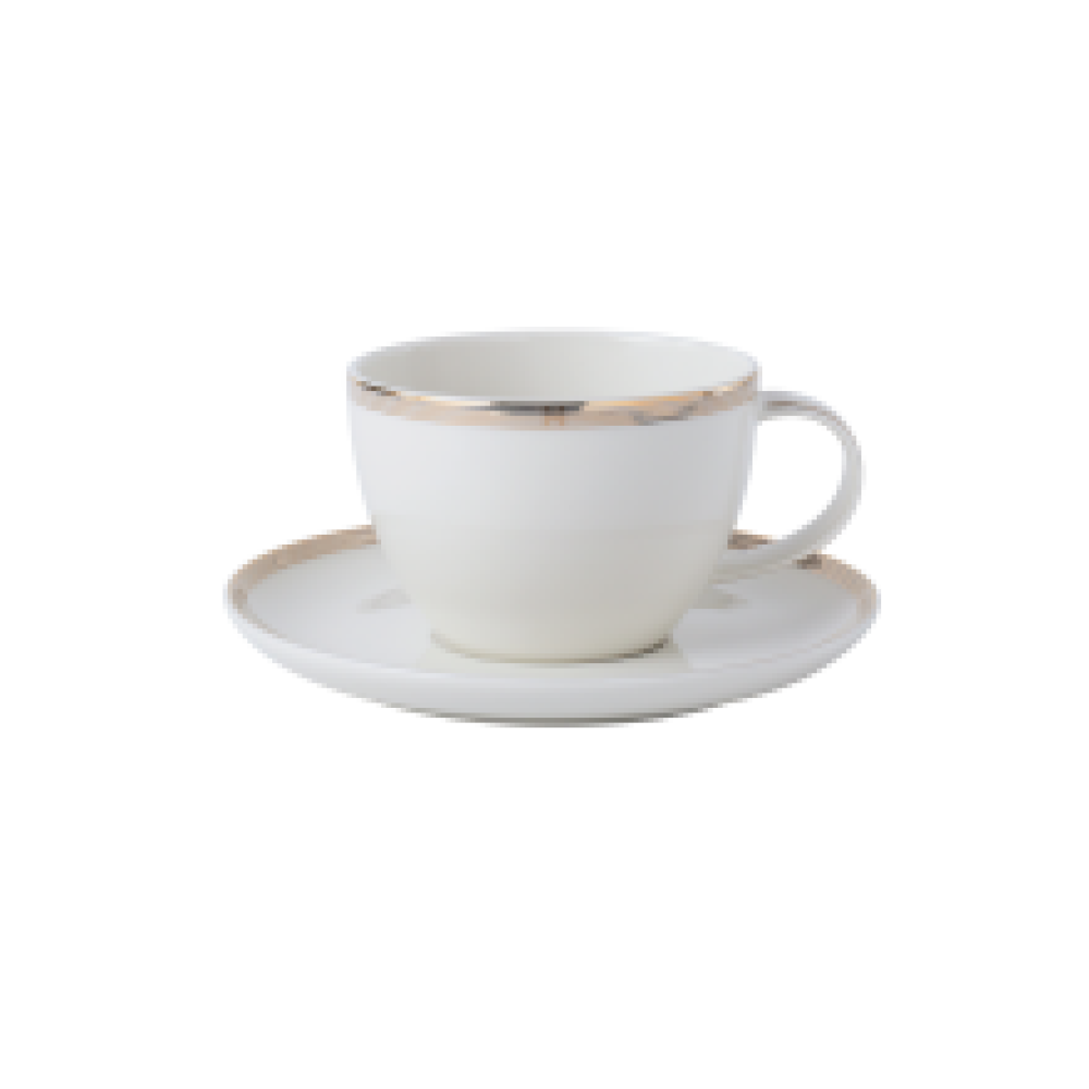 LA SAGESSE TASE 250ML AR APAKŠTASI 15CM, Quality Ceramic