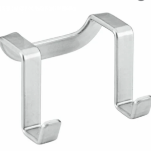UZ DURVĪM KARINĀMS PAKARAMAIS 6x4CM, 2 ĀĶI, NER.TĒR., POLYTHERM PĀRKL., Metaltex