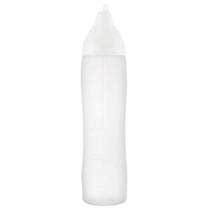 Plastmasas pudele mērcēm 1000ml,ar baltu vāciņu