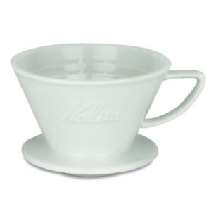 Kalita keramikas filtrs kafijas pagatavošanai, balts