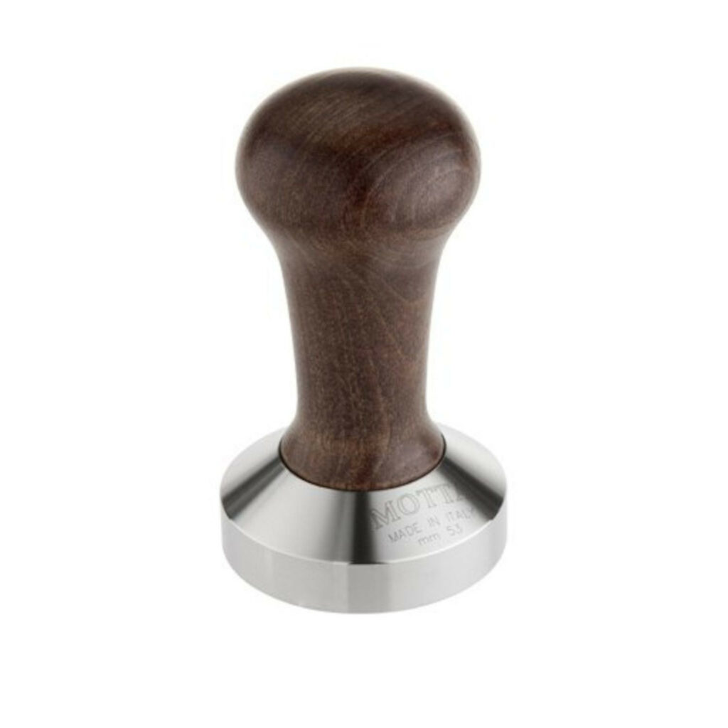 Tamperis kafijai ar koka rokturi, 53 mm
