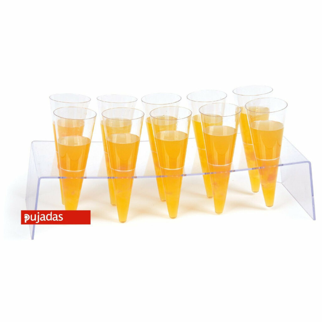 Trauciņi konusa plm. ø5cm h-14cm 110ml 24gb caurspīdīgi