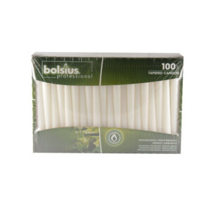 Sveces konusveida h-24.5cm baltas 100gb