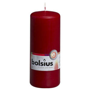 Svece cilindrs ø6cm h-15cm bordo