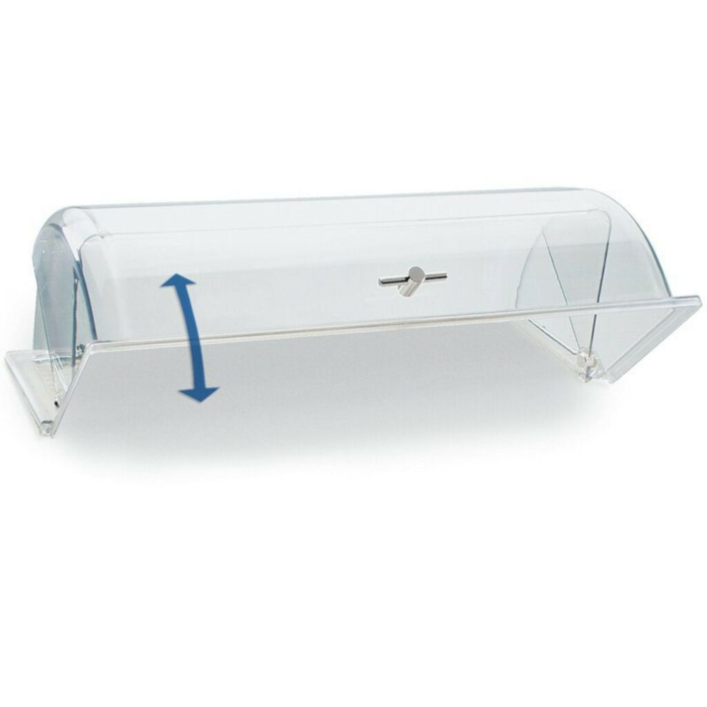 Vāks atveramais GN1/1 ar zelta krāsas rokturi 53x32.5cm h-17cm