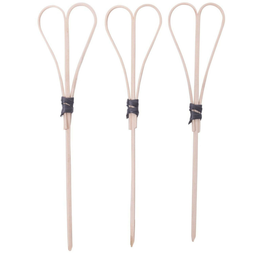 Kociņi dekoratīvie bambusa LOOP L-12cm 70gb zaļi