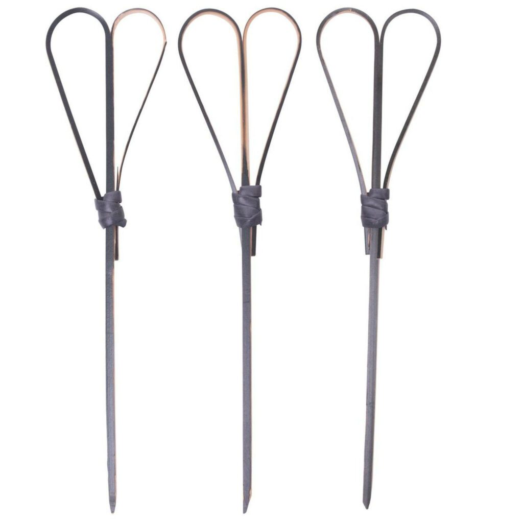 Kociņi dekoratīvie bambusa LOOP L-12cm 70gb melni