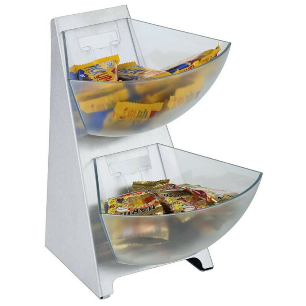 Statīvs MULTI RACK 2stāvīgs trauki 2×1L 19×24cm h-28cm