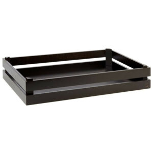 Kaste akāciju koka GN1/1 55.5x35cm h-10.5cm gaiši brūna