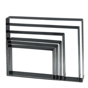 Rāmis konditorejas plātnei met. 30x22 h-5cm