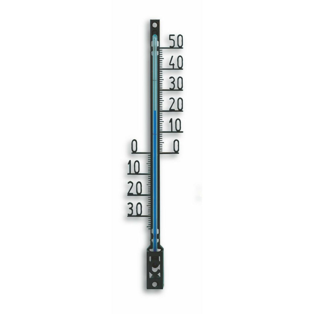 Termometrs āra plm. melns skala 160x20mm 25g