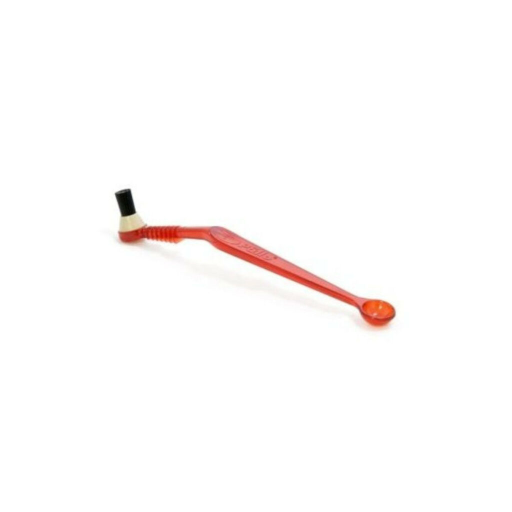 Birste grupu tīrīšanai ar mērkaroti, sarkana (23 cm)