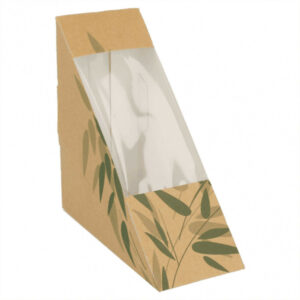 Kārba v/l sviestmaizēm 12.4x12.4x5.5cm [100]