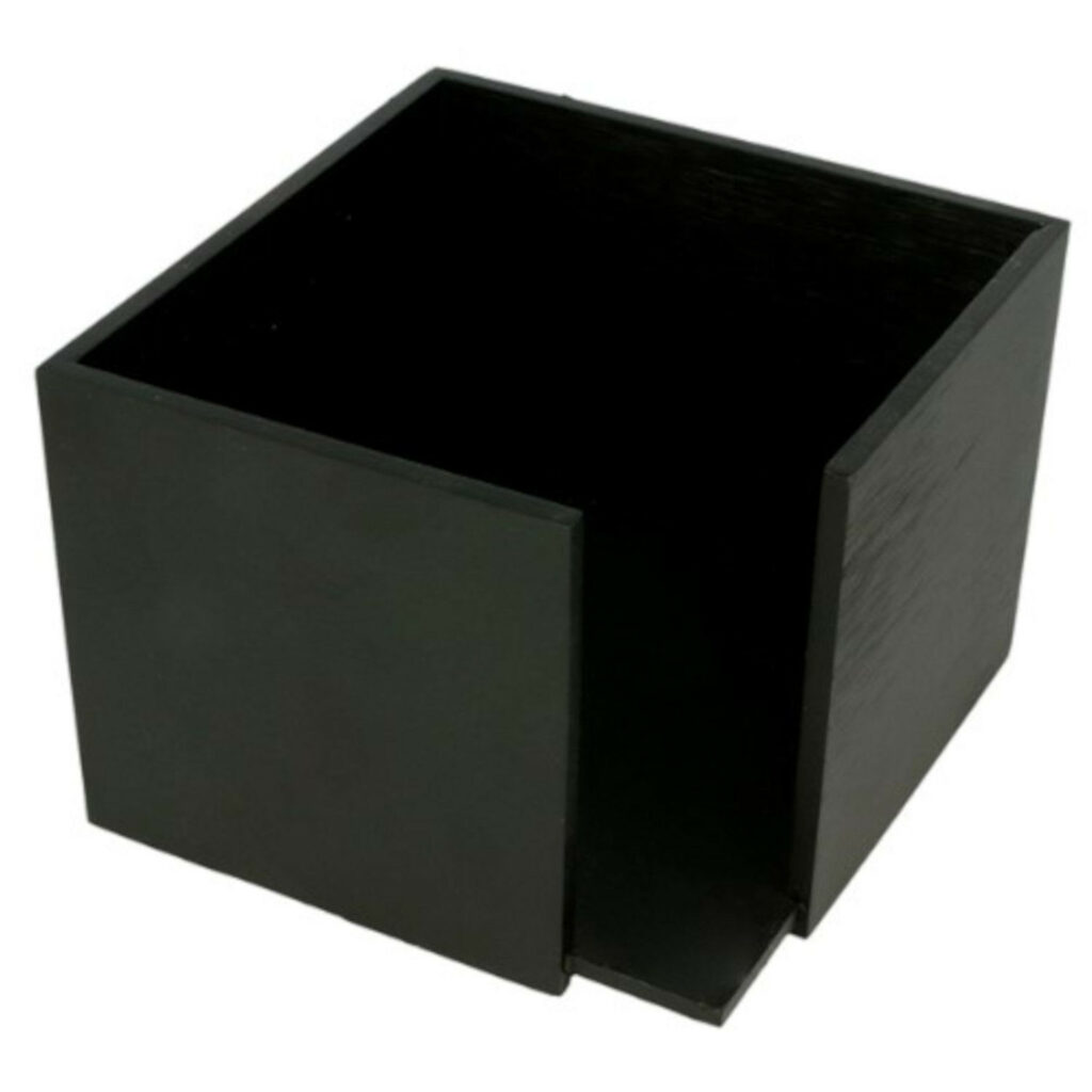Salvešu turētājs 13.5x13.5cm h-10cm bambusa melns