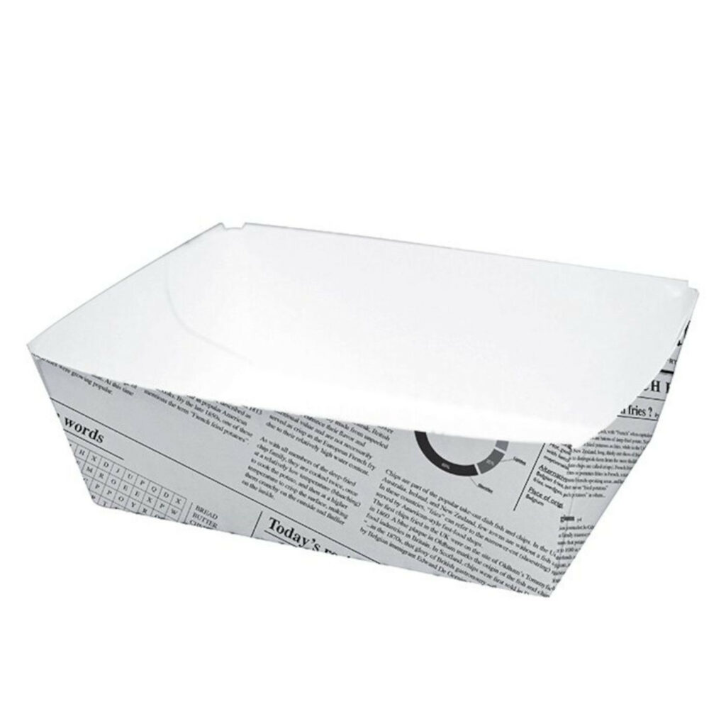 Papīra trauciņi taisnstūra DELI NEWS 110x80x40mm 250gb