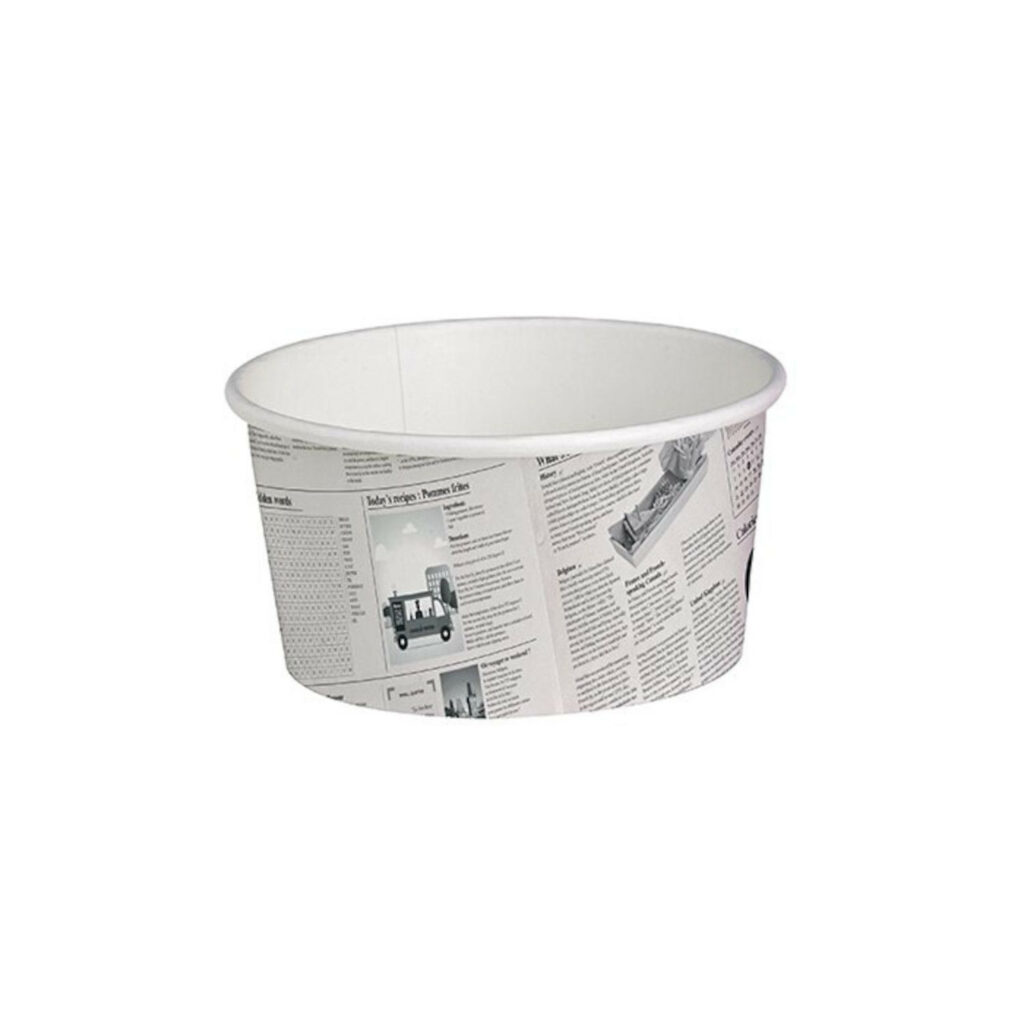 Trauki ēdieniem DELI NEWS v/l papīra 600ml 50gb