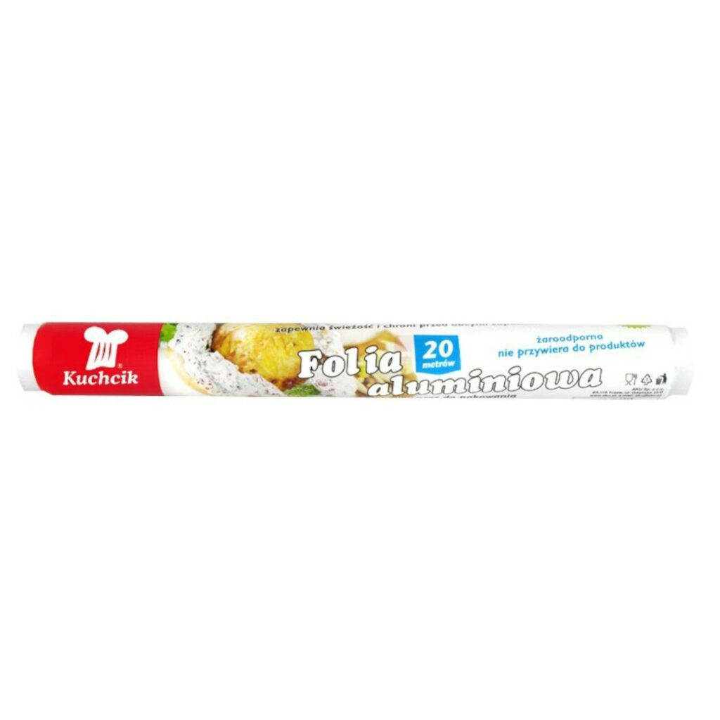 Folija alumīnija 28cmx20m 8µm