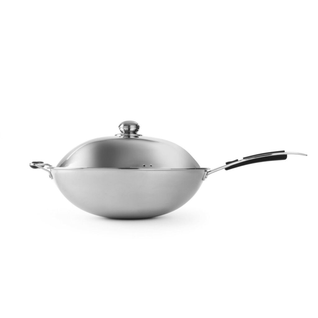 Panna Wok ar vāku ø360mm h-180mm