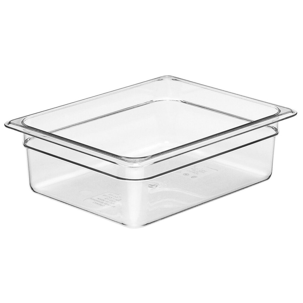 GN 1/2 PC (40°...+99°C) 32.5x26.5cm h-100mm 5.9 l caurspīdīgs