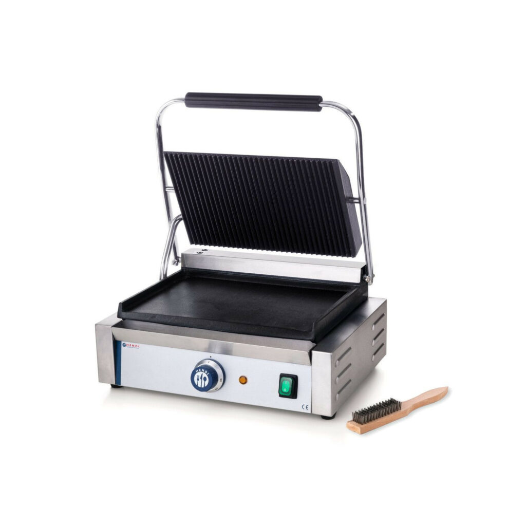 Kontaktgrils PANINI - rievota augša / gluda apakša