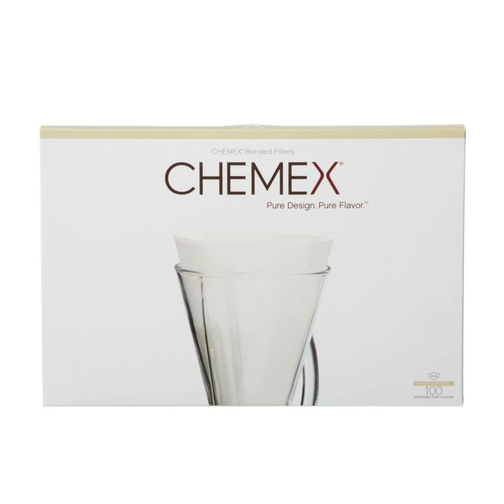 Papīra filtri CHEMEX apaļie 100 gab. 1-3 krūzēm