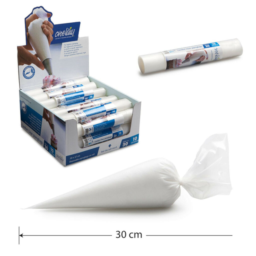 Maisiņi konditorejas v/l COMFORT WHITE 30x17cm 10gb