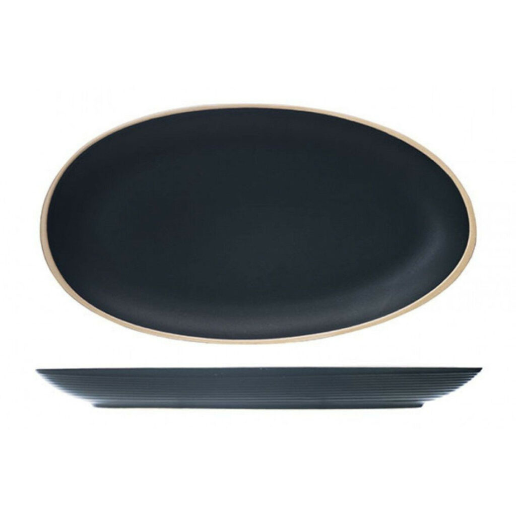 Šķīvis GALLOWAY BLACK 29.5x16cm